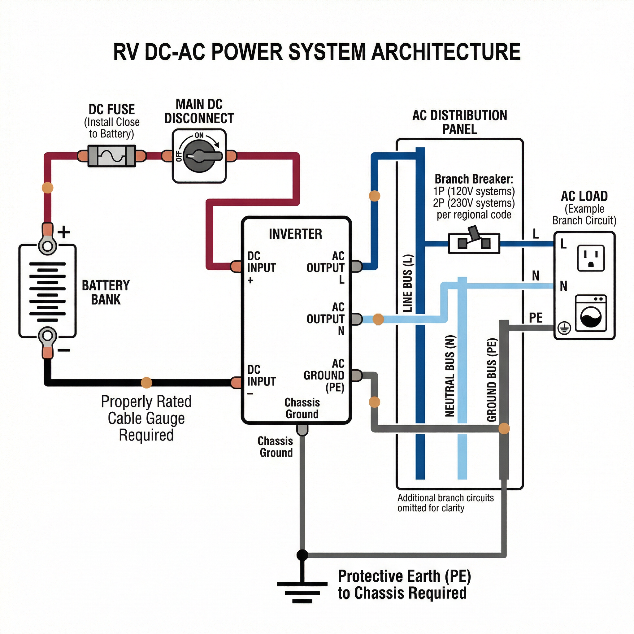 Inverter Monitor Rv RV Power Inverters & Camper Electrical Systems | EDECOA