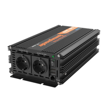 EDECOA 1500W/3000W DC 12V/24V AC 220V 230V reiner Sinus-Wechselrichter
